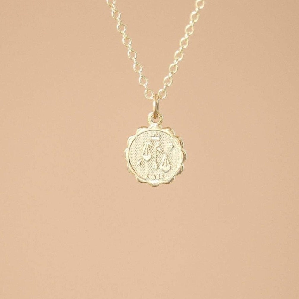 Zodiac Coin Necklace