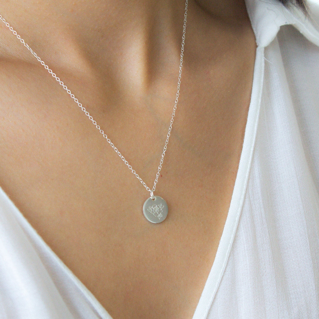 Birth Flower Necklace