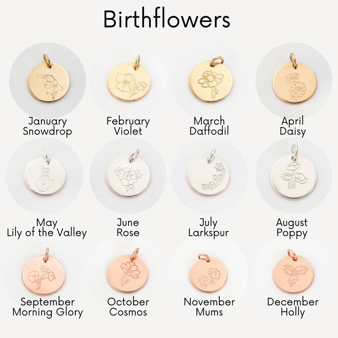 Birth Flower Necklace
