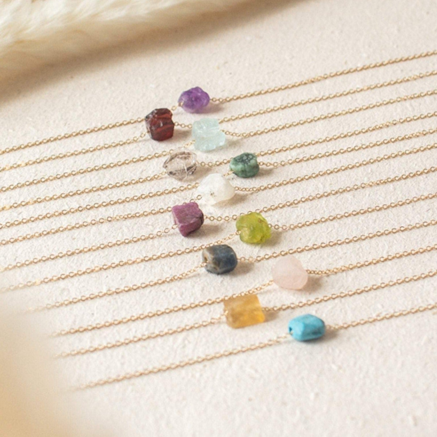 Raw Crystal Necklace -Terra – Emery & Opal