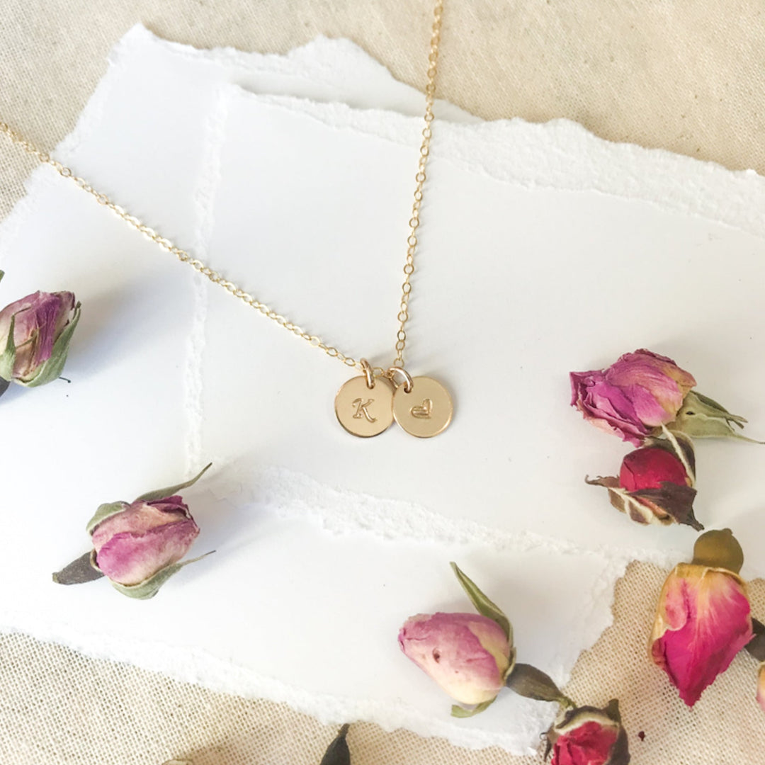 Dainty Custom Initial Necklace